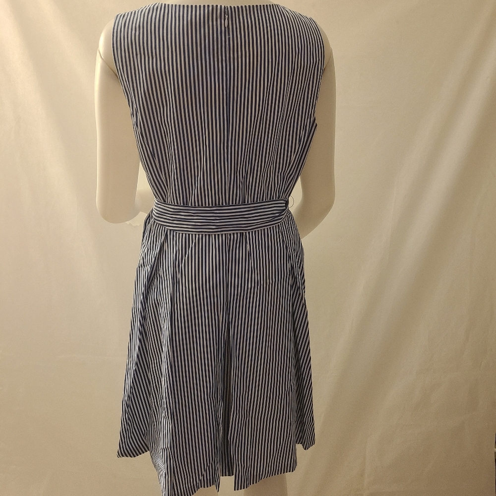 Pappagallo women's strip sleeveless casual dress - Picture 4 of 7